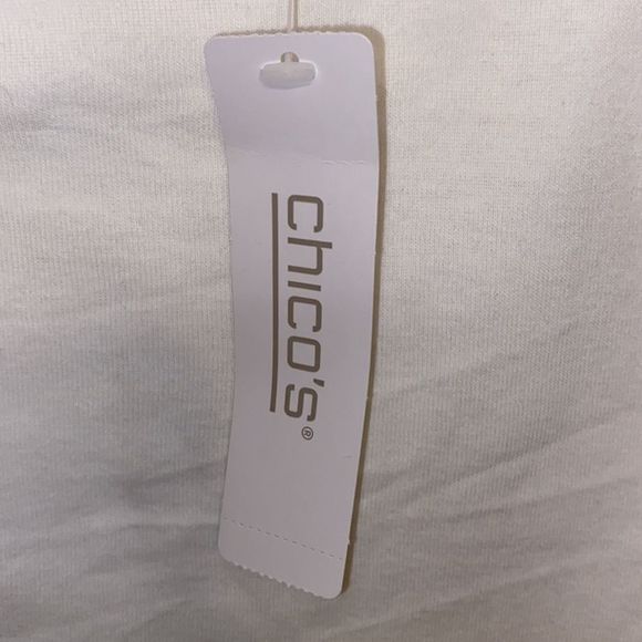 Chico's Women's Dropped Armhole White Tank Top Size XL. I did remove tag. - Picture 6 of 8